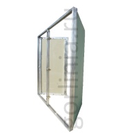 Люк под покраску Гиппократ 900п*900 двухдверный стеновой ревизионный