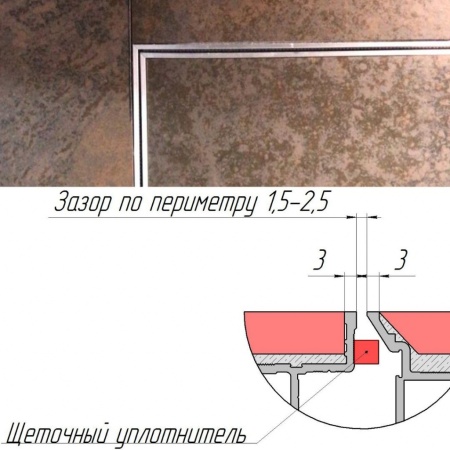 Техно под плитку 600*1700п
